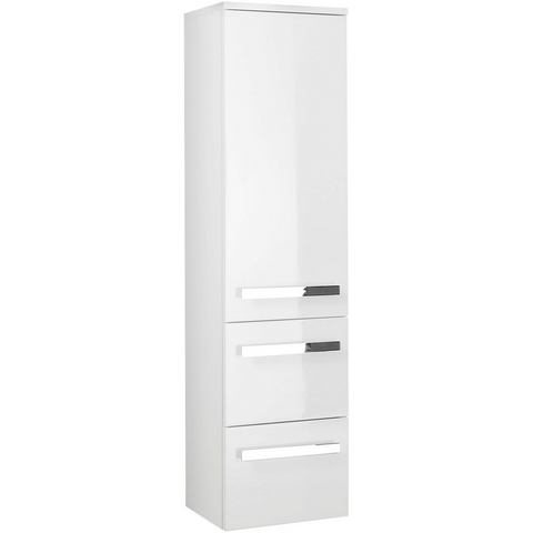 Saphir Halfhoge kast Serie 4005 Badschrank 30cm breit, 1 Tür, 2 Schubladen, inkl Türdämpfer