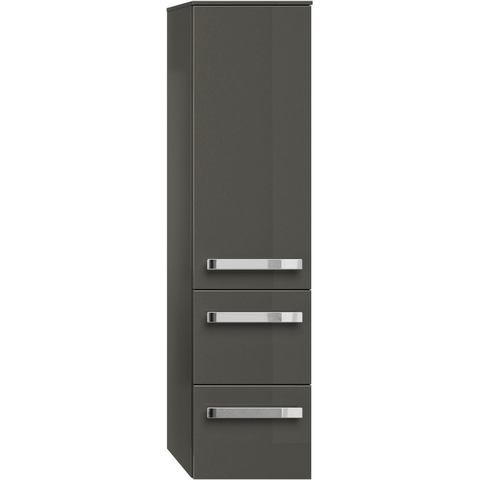 Saphir Halfhoge kast Serie 4005 Badschrank 30cm breit, 1 Tür, 2 Schubladen, inkl Türdämpfer