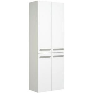 Saphir Hoge kast Serie 4005 Badschrank 60 cm breit, mit 4 Türen, 4 Glas-Einlegeböden