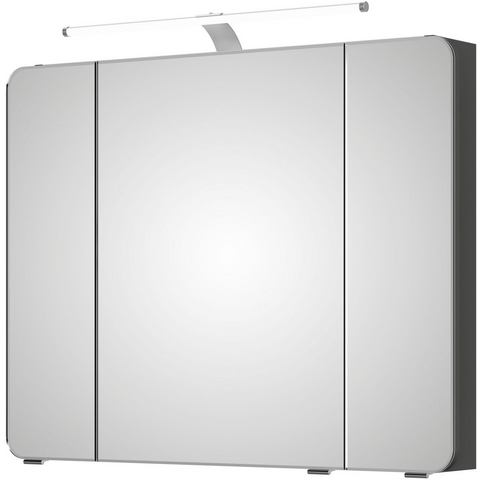 Saphir Spiegelkast Serie 4005 Badezimmer-Spiegelschrank inkl. LED-Aufsatzleuchte