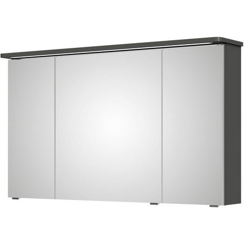 Saphir Spiegelkast Serie 4005 Badezimmer-Spiegelschrank inkl. LED-Kranzbeleuchtung