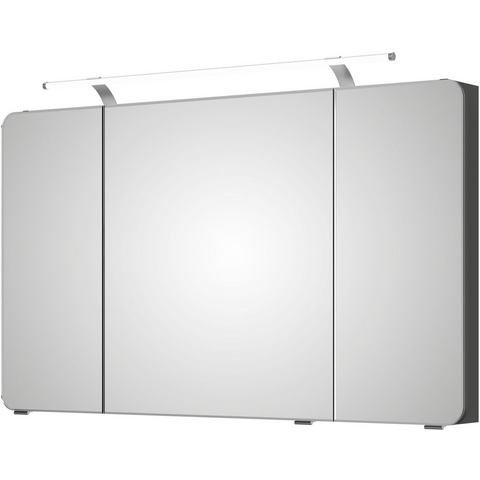 Saphir Spiegelkast Serie 4005 Badezimmer-Spiegelschrank inkl. LED-Aufsatzleuchte