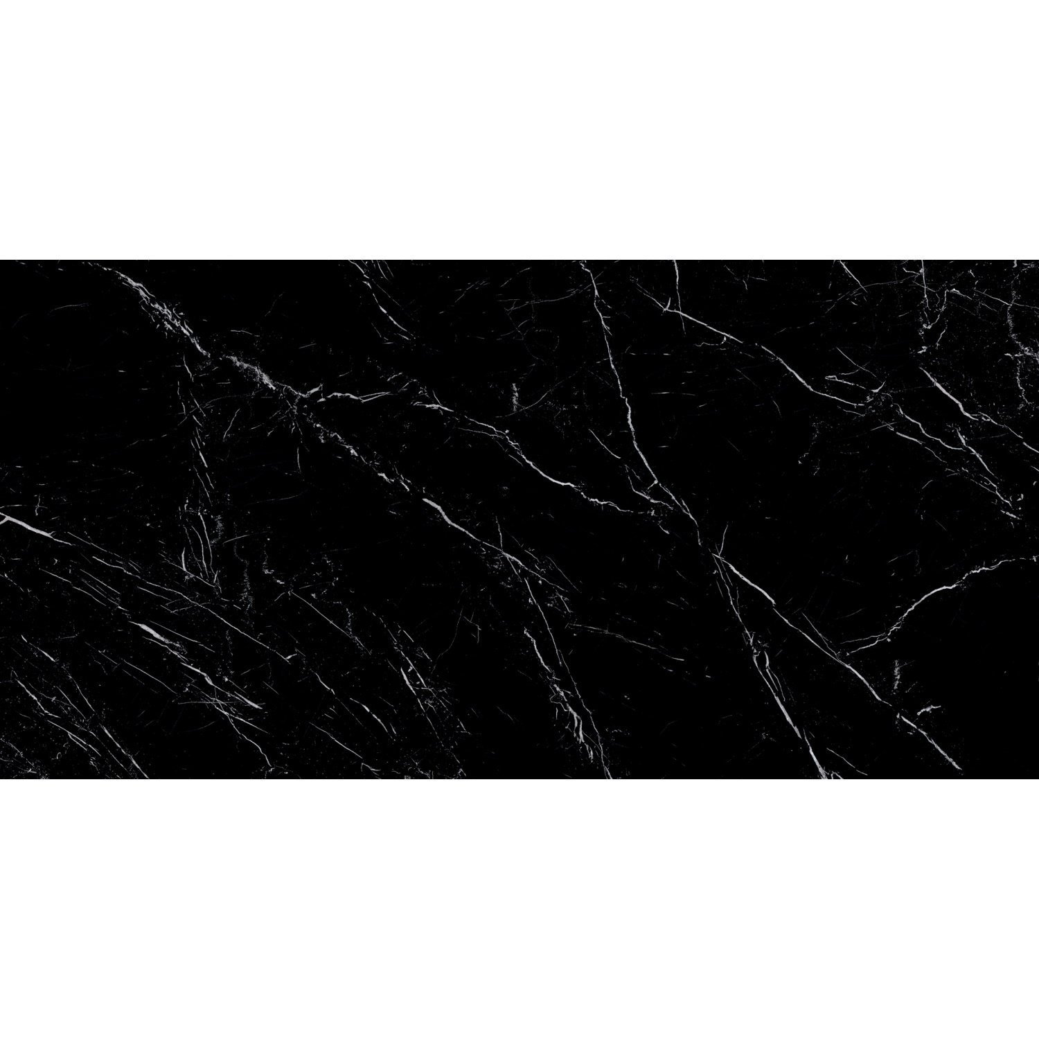 Energieker Vloertegel  Ekxtreme Naturale Marquina Black Mat Zwart 30x60 cm 