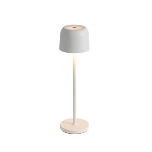 QAZQA Tafellamp mushroom off-white oplaadbaar incl. laadstation - Raika