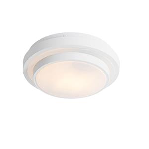 QAZQA Buiten plafondlamp wit 25 cm IP44 - Walden