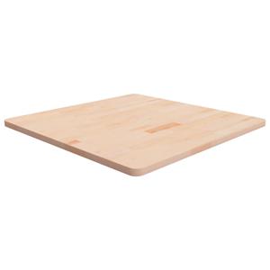 VidaXL Tafelblad vierkant 80x80x2,5 cm onbehandeld massief eikenhout