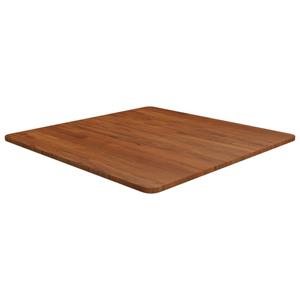 VidaXL Tafelblad vierkant 70x70x1,5cm behandeld eiken donkerbruin