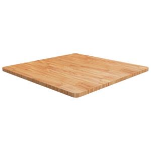 VidaXL Tafelblad vierkant 80x80x2,5cm massief eiken lichtbruin