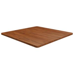 VidaXL Tafelblad vierkant 90x90x2,5cm behandeld eiken donkerbruin