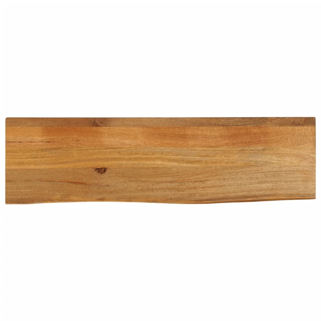 VidaXL Tafelblad met natuurlijke rand 110x20x2,5 cm massief mangohout