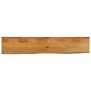 VidaXL Tafelblad met natuurlijke rand 180x20x2,5 cm massief mangohout