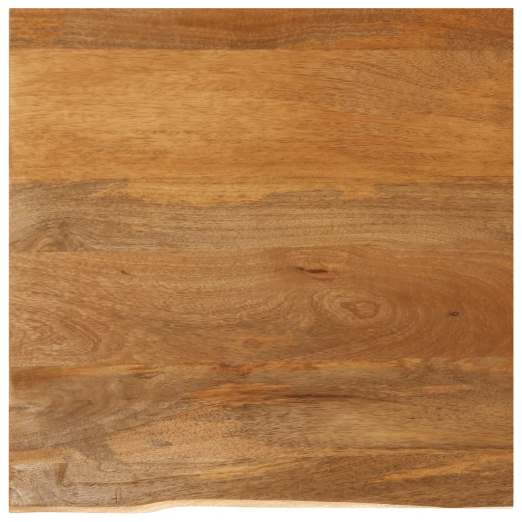 VidaXL Tafelblad met natuurlijke rand 40x40x2,5 cm massief mangohout