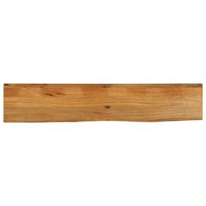 VidaXL Tafelblad met natuurlijke rand 180x40x2,5 cm massief mangohout