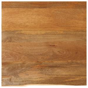 VidaXL Tafelblad met natuurlijke rand 60x60x2,5 cm massief mangohout