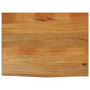 VidaXL Tafelblad met natuurlijke rand 70x60x2,5 cm massief mangohout