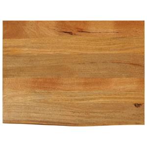 VidaXL Tafelblad met natuurlijke rand 90x60x2,5 cm massief mangohout