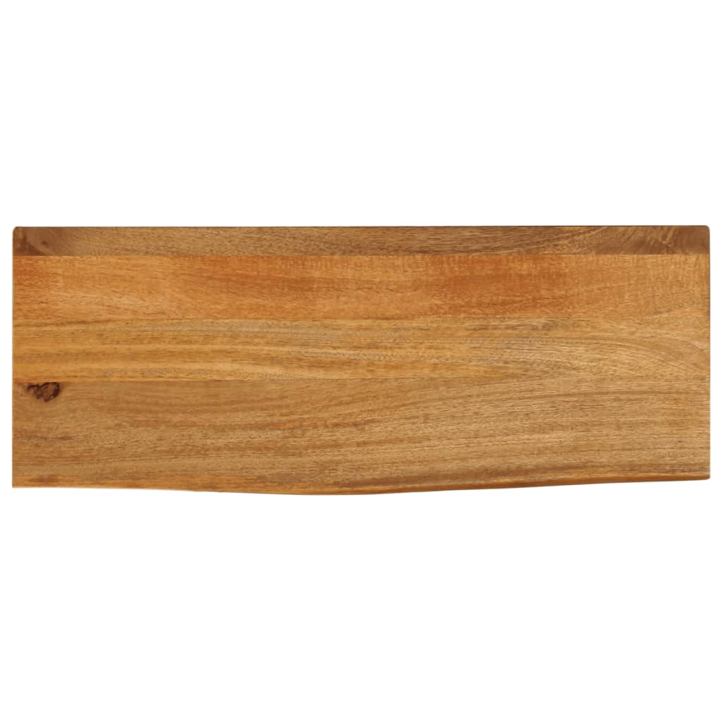 VidaXL Tafelblad met natuurlijke rand 70x30x3,8 cm massief mangohout