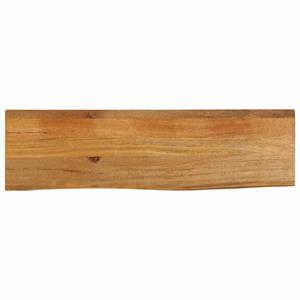 VidaXL Tafelblad met natuurlijke rand 110x40x3,8 cm massief mangohout