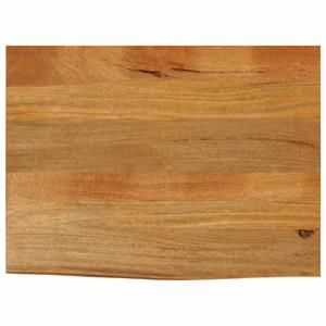 VidaXL Tafelblad met natuurlijke rand 70x60x3,8 cm massief mangohout