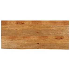 VidaXL Tafelblad met natuurlijke rand 140x60x3,8 cm massief mangohout