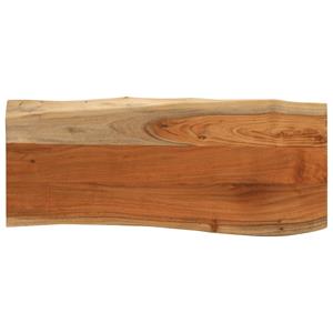 VidaXL Tafelblad rechthoekig natuurlijke rand 100x40x3,8 cm acaciahout