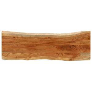 VidaXL Tafelblad rechthoekig natuurlijke rand 110x40x3,8 cm acaciahout