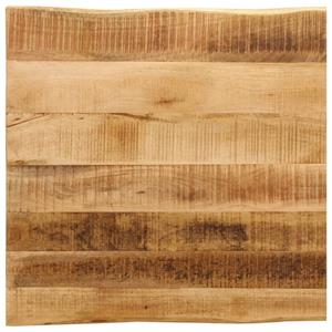 VidaXL Tafelblad met natuurlijke rand 60x60x2,5 cm massief mangohout