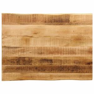 VidaXL Tafelblad met natuurlijke rand 90x60x3,8 cm massief mangohout