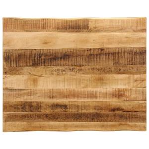 VidaXL Tafelblad met natuurlijke rand 90x80x3,8 cm massief mangohout