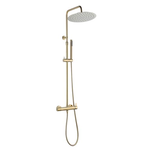 ESSEBAGNO Delice Ii Geborsteld Gouden Mechanische Douchekolom 300