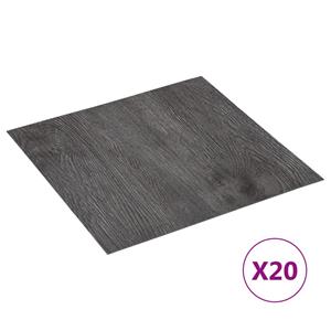 VidaXL Vloerplanken 20 st zelfklevend 1,86 m² PVC bruin