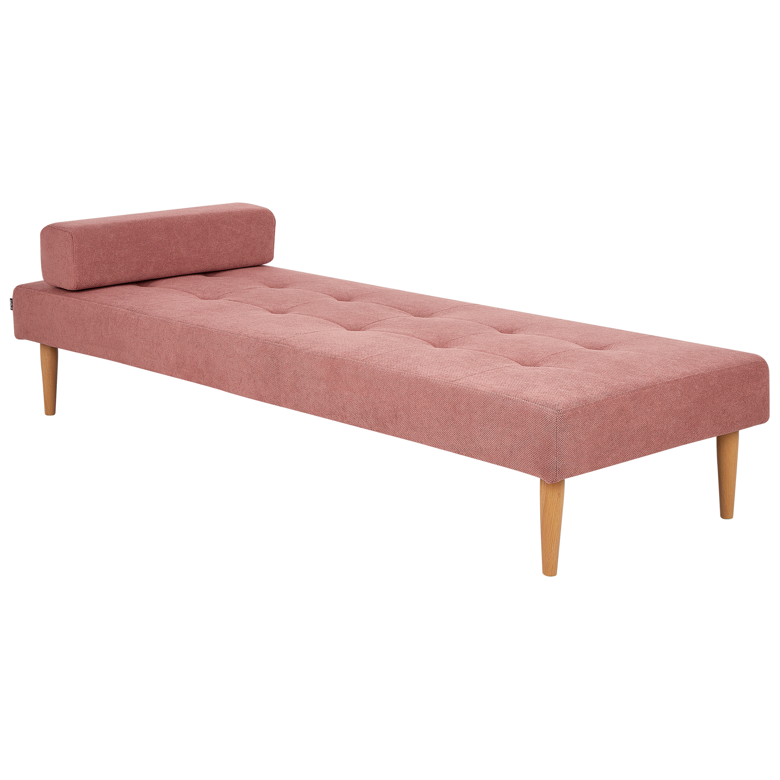 BELIANI Chaise longue stof roze NIORT