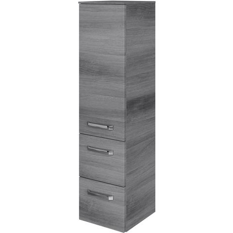 Saphir Halfhoge kast Serie 4010 Badschrank 30cm breit, 1 Tür, 2 Schubladen, inkl Türdämpfer