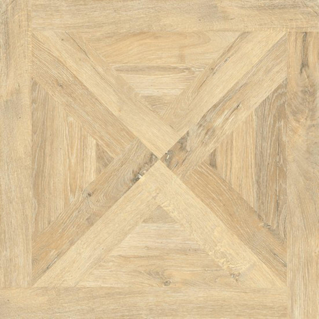 Pavigres Parquet Vloer- en wandtegel - 60X60cm - 9,2mm - vierkant - gerectificeerd - Porcellanato Cross Pine Mat 1945434