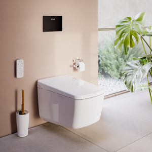 Vitra V-Care Prime douche wc randloos met automatische open- en sluitfunctie wit glans