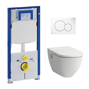 Geberit UP320 toiletset met Laufen Navia douche wc