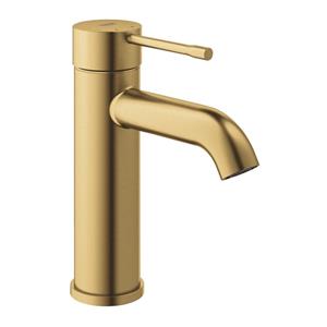 Grohe Essence waterbesparende wastafelkraan S-size m. gladde body Brushed Cool Sunrise 24172GN1