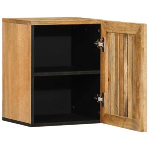 vidaXL Badkamerwandkast 38x34x48 cm massief ruw mangohout