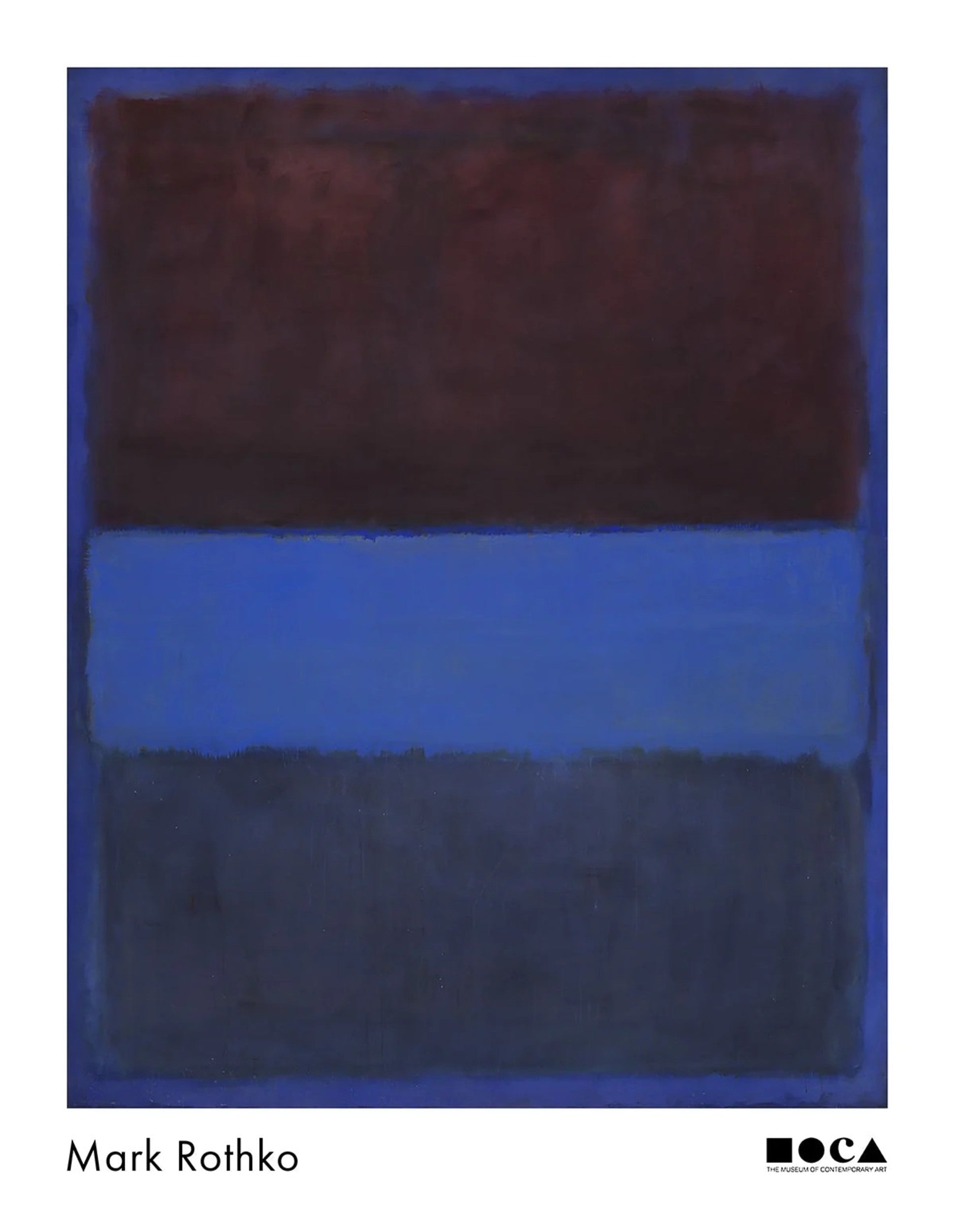 PGM Kunstdruk Mark Rothko No. 61 Rust and Blue 71x91,5cm