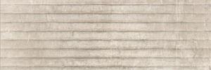 Jabo Tegelsample:  Urban Taupe wandtegel met streep taupe 40x120cm gerectificeerd