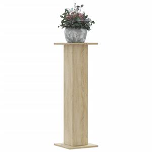 VidaXL Plantenstandaards 2 st 30x30x95 cm bewerkt hout sonoma eiken