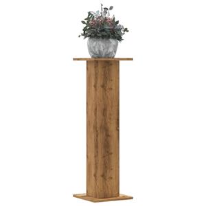 VidaXL Plantenstandaards 2 st 30x30x95 cm hout artisanaal eiken