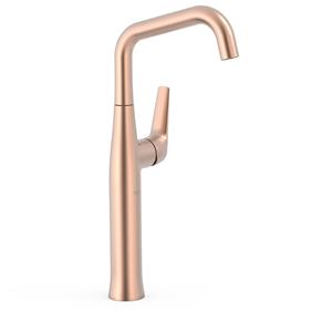 Tres Wastafelmengkraan  Fuji 37.2 cm met Draaibare uitloop Mat Rose Gold