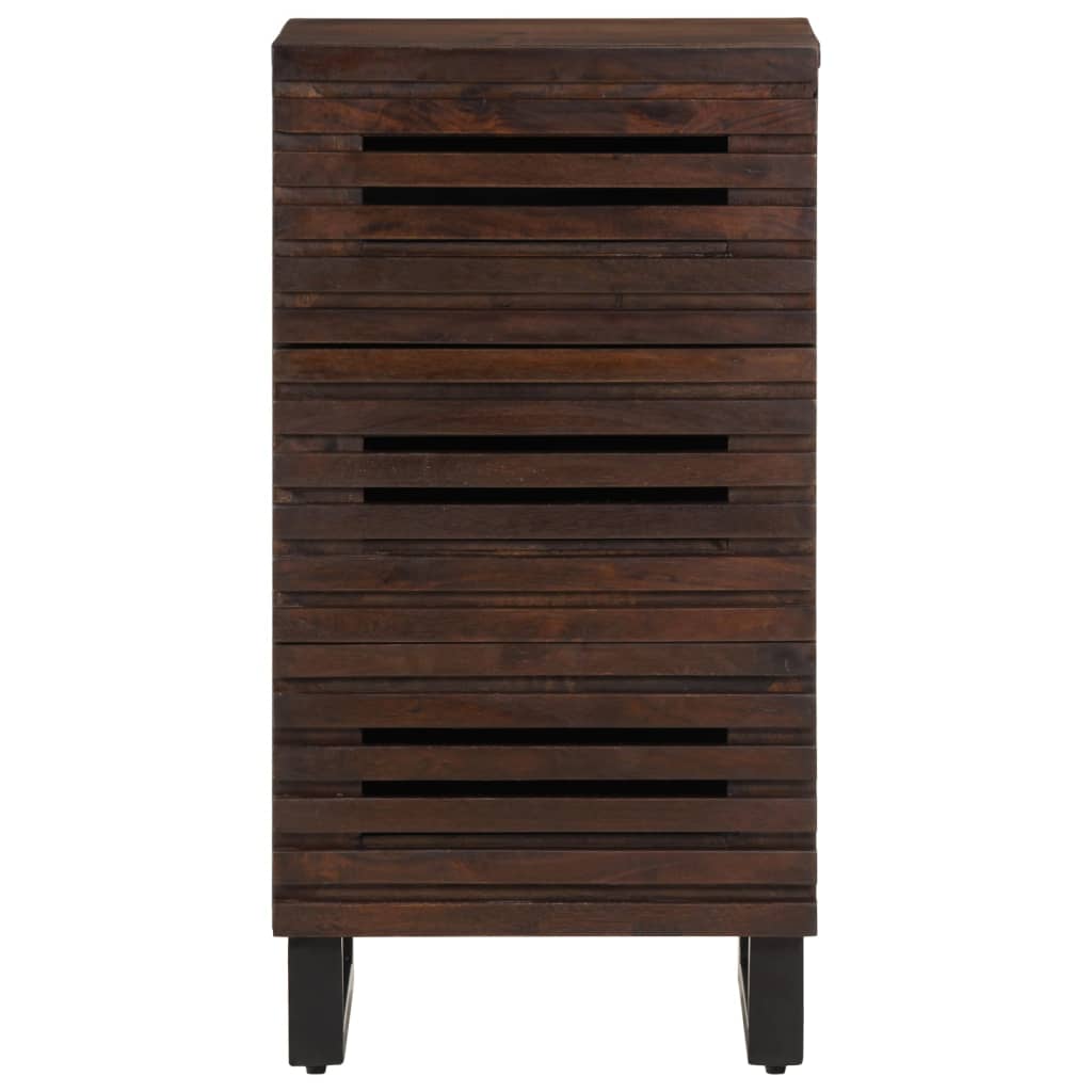 vidaXL Dressoir 40x34x75 cm massief mangohout bruin