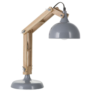 BELIANI Bureaulamp grijs SALADO