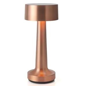 Goliving Classic Tafellamp Oplaadbaar – Dimbaar – Nachtlamp – 21cm – Roségoud