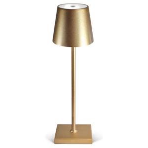 Goliving Essence Tafellamp Oplaadbaar – Dimbaar – Moderne Touch Lamp – Nachtlamp – 38 Cm – Goud