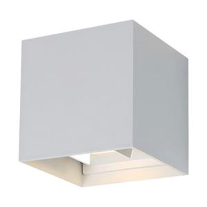 Goliving Wandlamp Binnen En Buiten – Kubuslamp Industrieel – Tuinverlichting - Led - Wit