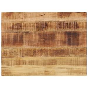 VidaXL Tafelblad rechthoekig 80x60x2,5 cm massief ruw mangohout