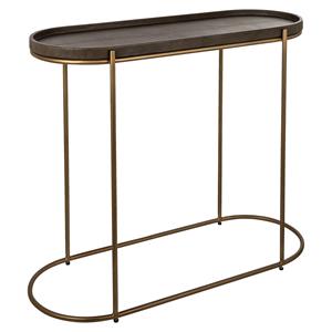 Richmond Interiors Richmond Sidetable Zillon Leder, 97cm - Bruin